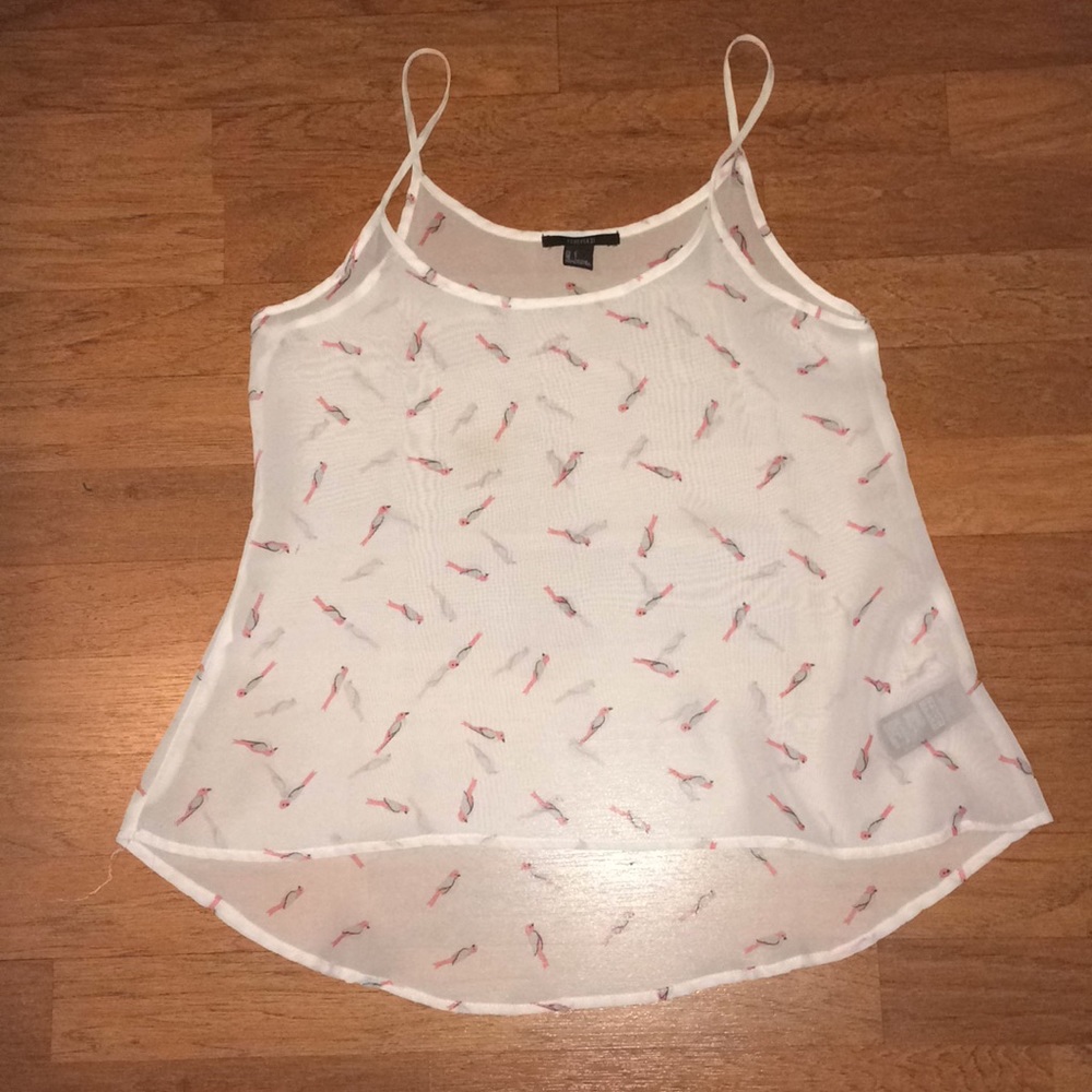 New Forever 21 bird print tank size S